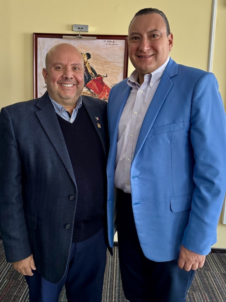 El Presidente con diputado federal